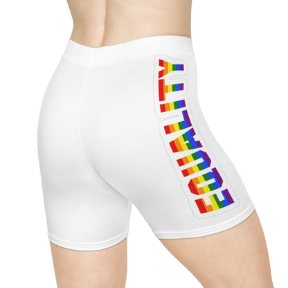 Women's Equality Biker Shorts - Stylish Activewear for Pride and Everyday Comfort
