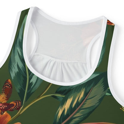 Floral Women's Tank Top - Botanical Summer Style
