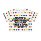 “I’m not a gynecologist” Colorful Heart Print Crop Tee - Fun Graphic T-Shirt, Pride Apparel, Casual Summer Wear, Gift for Friends, Festival Outfit