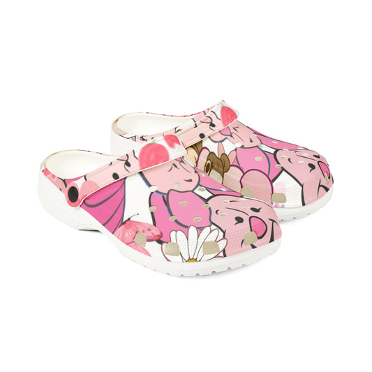 Piglet & Daisies Designer Clogs