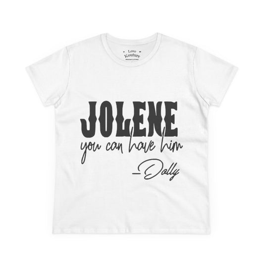 Trendy Women's Tee - "Jolene" Design - Casual Everyday Wear, Music Lovers Gift, Fun Graphic T-Shirt, Summer Essential