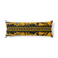 Baroque Gold Scroll Body Pillow — Black & Gold Decorative Bolster