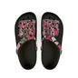 Graphic Foam Clogs — Pink 'Support Squad' Slip-On EVA Shoes