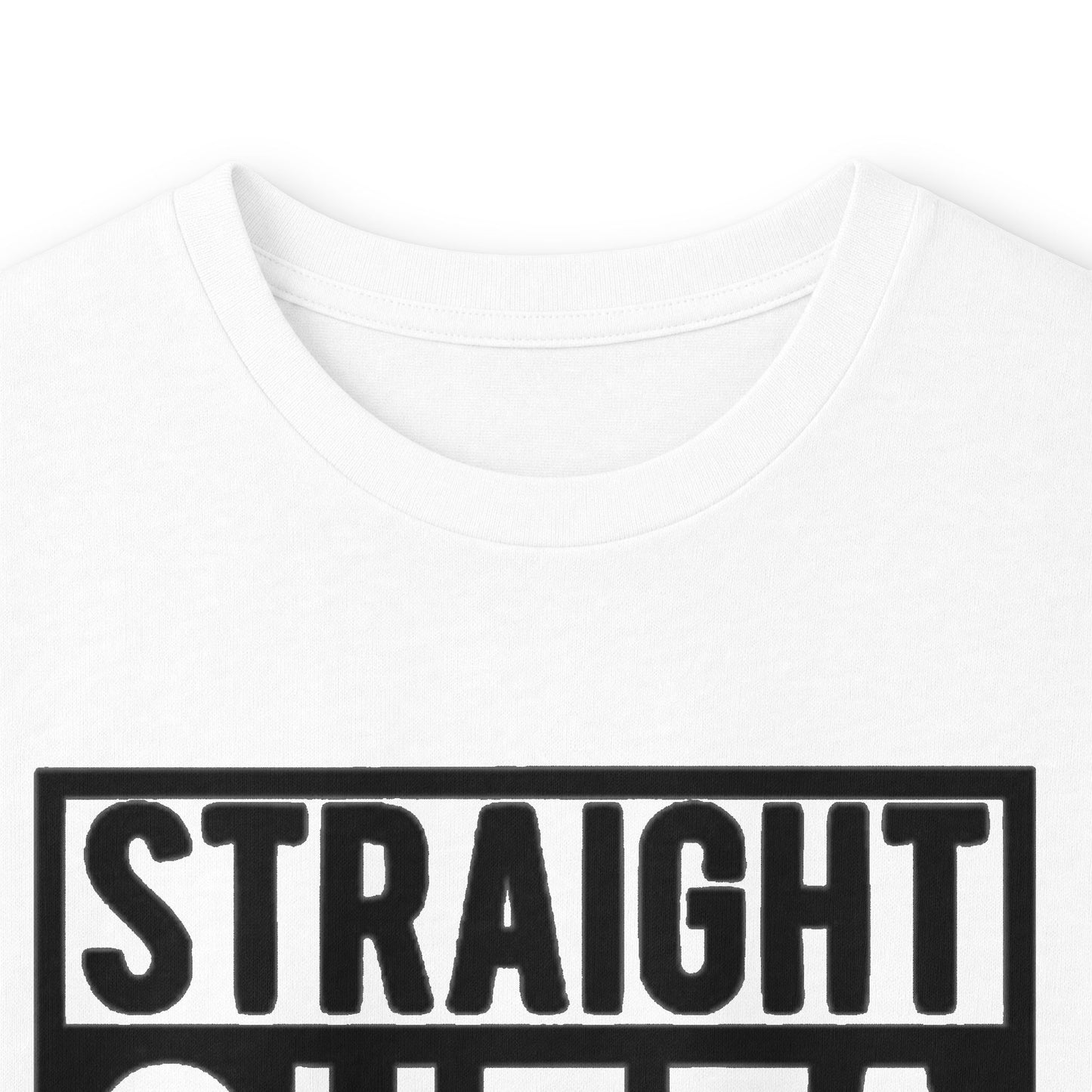 Long Sleeve Tee — "Straight Outta Shape But Bitch I'm Tryin'" Fitness Tee