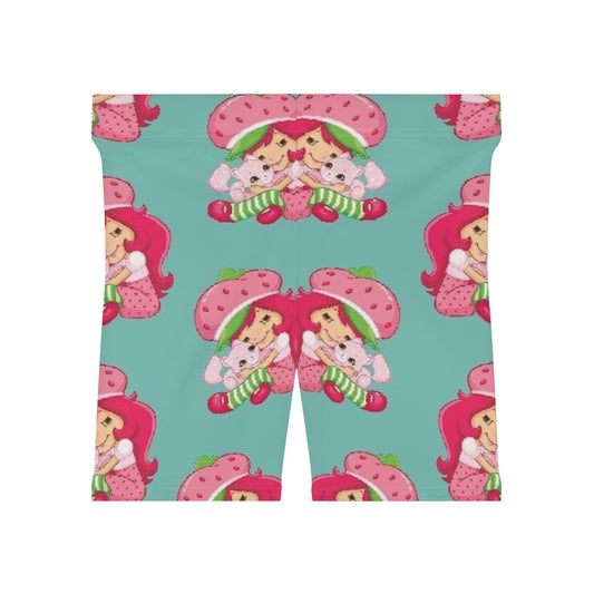 Strawberry Shortcake Women's Biker Shorts - Cute & Comfy Summer Activewear
