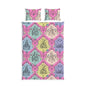 Pastel Princess Castle Cotton Bed Set – Fairy Tale Duvet & Pillowcase