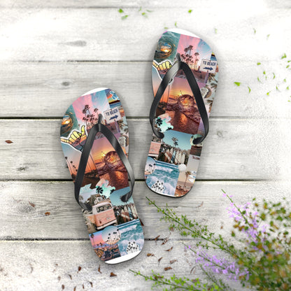 Beach Vibe Flip Flops - Colorful Summer Sandals for Sun Lovers