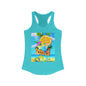 Summertime Beach Vibes Racerback Tank Top - Beach Life Design