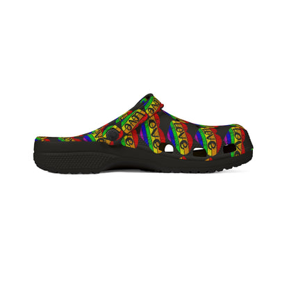 Colorful Love-Themed EVA Foam Shoes