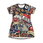 T-Shirt-Kleid (AOP)