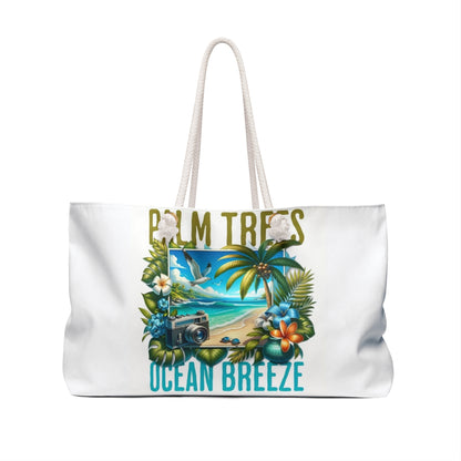 Tropische Palmen Weekender Tasche - Ocean Breeze Reisetasche