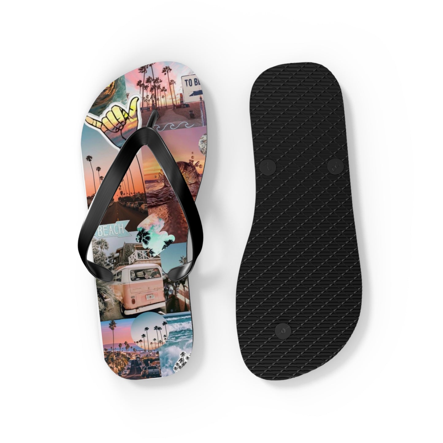 Beach Vibe Flip Flops - Colorful Summer Sandals for Sun Lovers