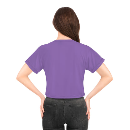 Playful Don’t Be a Dum Dum Crop Tee, Cute Graphic Tee, Trendy Summer Top, Fun Gift for Friends, Perfect for Festivals, Casual Wear