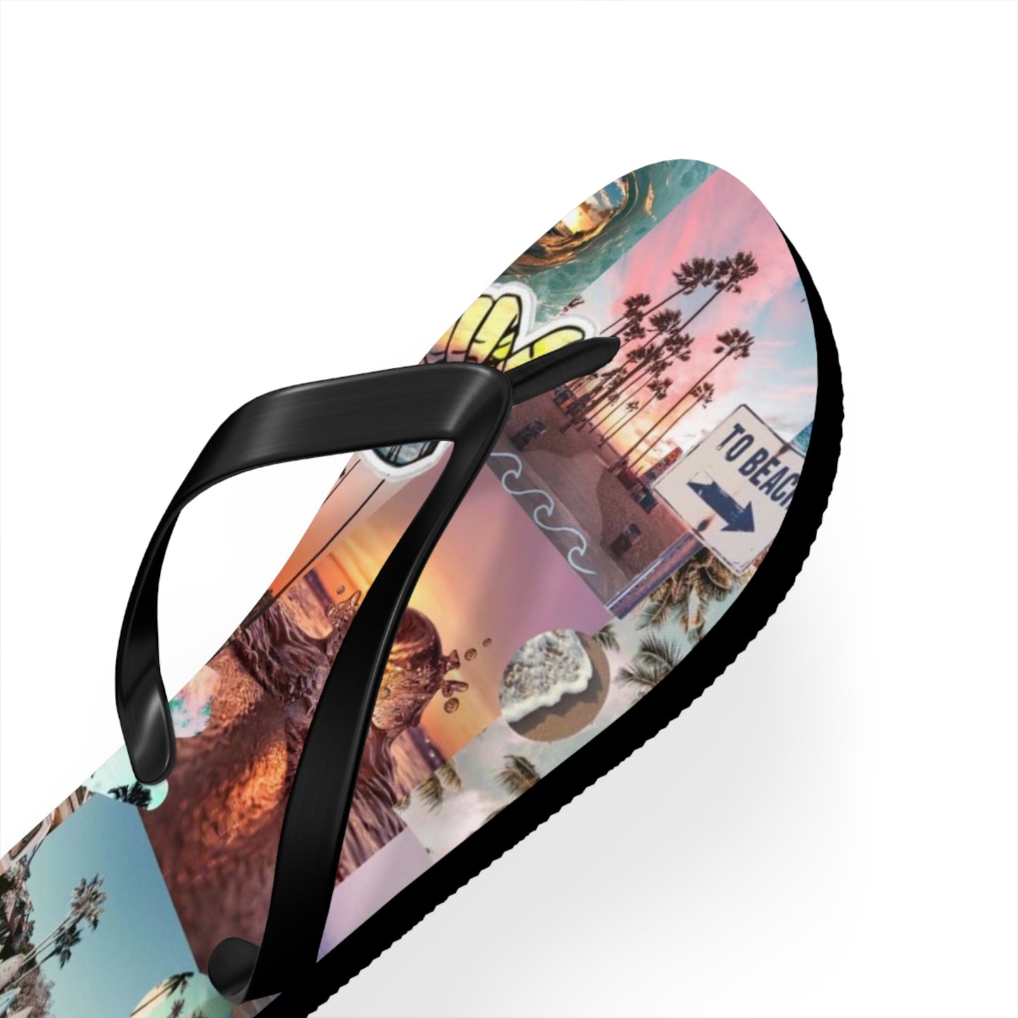 Beach Vibe Flip Flops - Colorful Summer Sandals for Sun Lovers