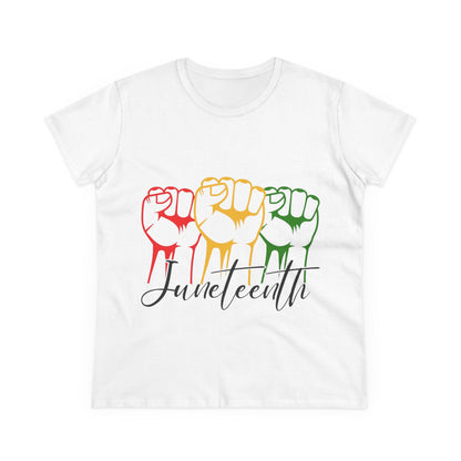 Juneteenth Empowerment Tee | Women's Cotton T-Shirt, Celebration Shirt, Inspirational Top, Black History Month, Gift for Activists