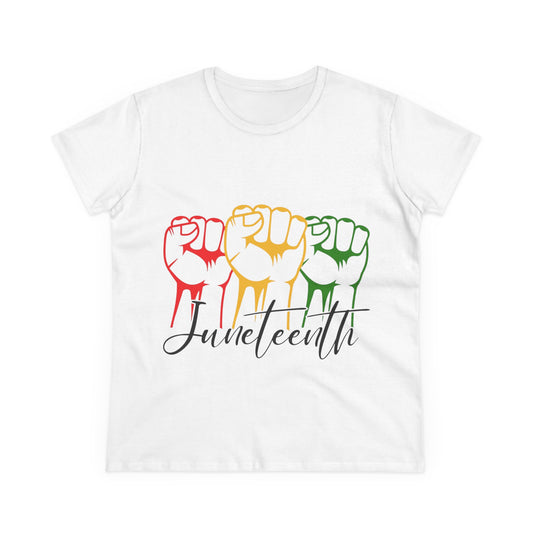 Juneteenth Empowerment Tee | Women's Cotton T-Shirt, Celebration Shirt, Inspirational Top, Black History Month, Gift for Activists