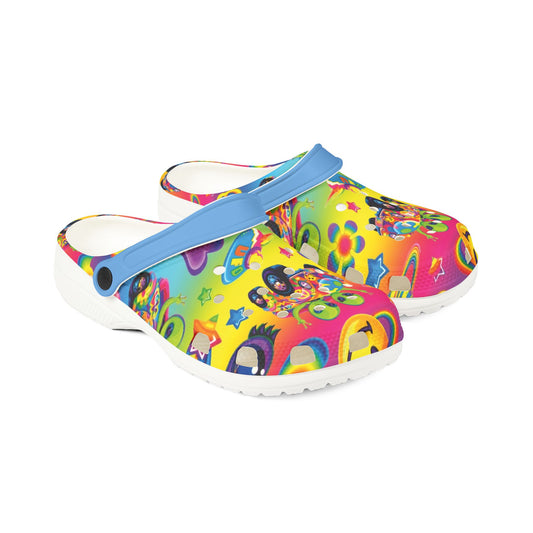 Colorful Galaxy Alien Rainbow EVA Foam Rubber Shoes