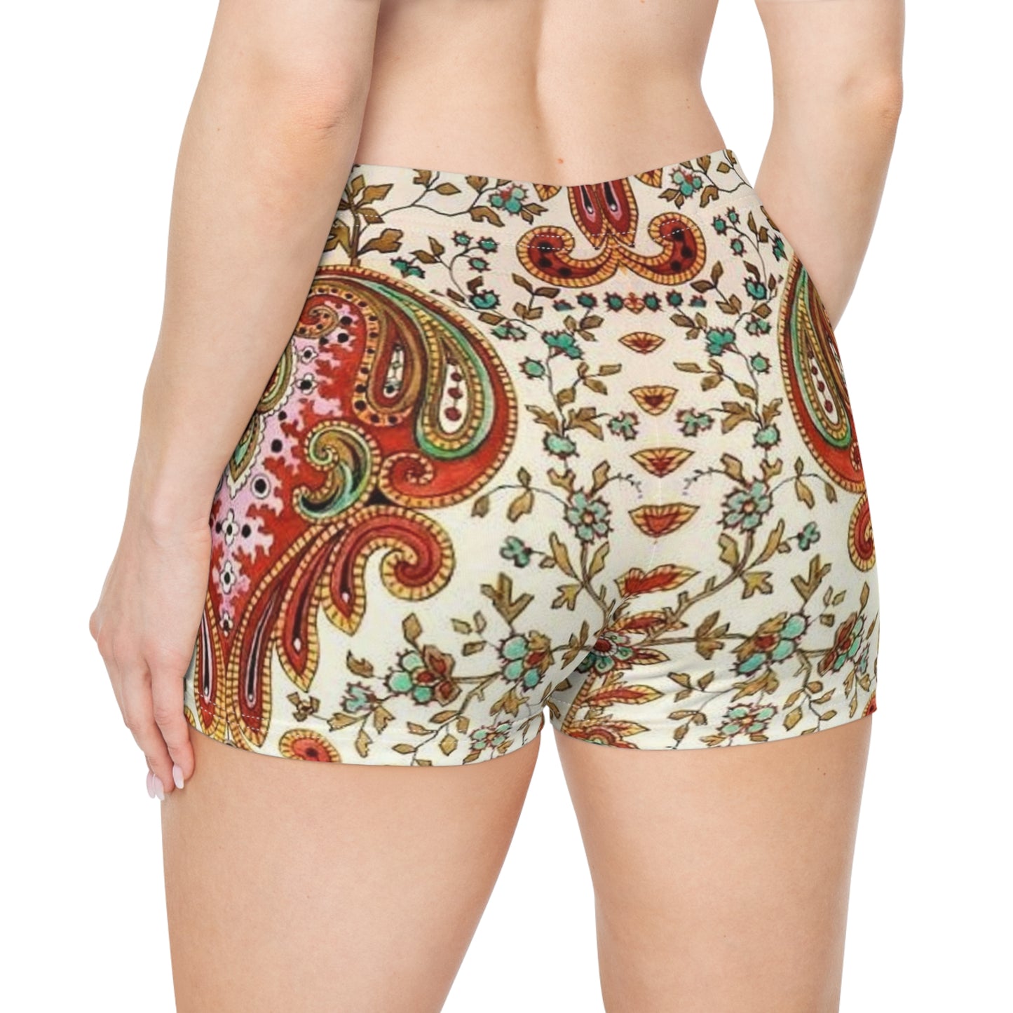 Boho Chic Elegant Paisley Women's Shorts