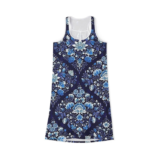 Floral Print Women's Racerback Dress - Stylish Summer Casual Wear