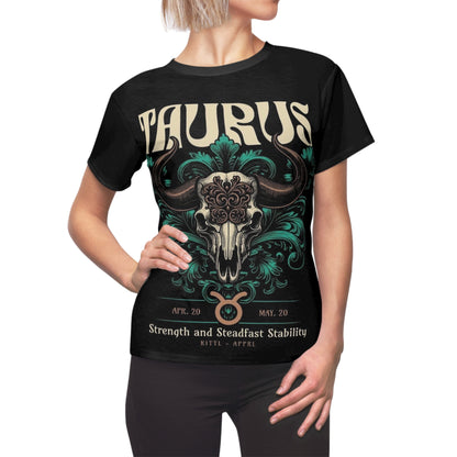 Women’s Zodiac Taurus Tee - Strength & Stability Shirt