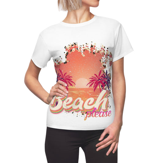 Beach Please Women’s Tee- Summer Vibes T-Shirt
