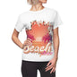 Beach Please Cut &amp; Sew T-Shirt für Damen – Summer Vibes T-Shirt