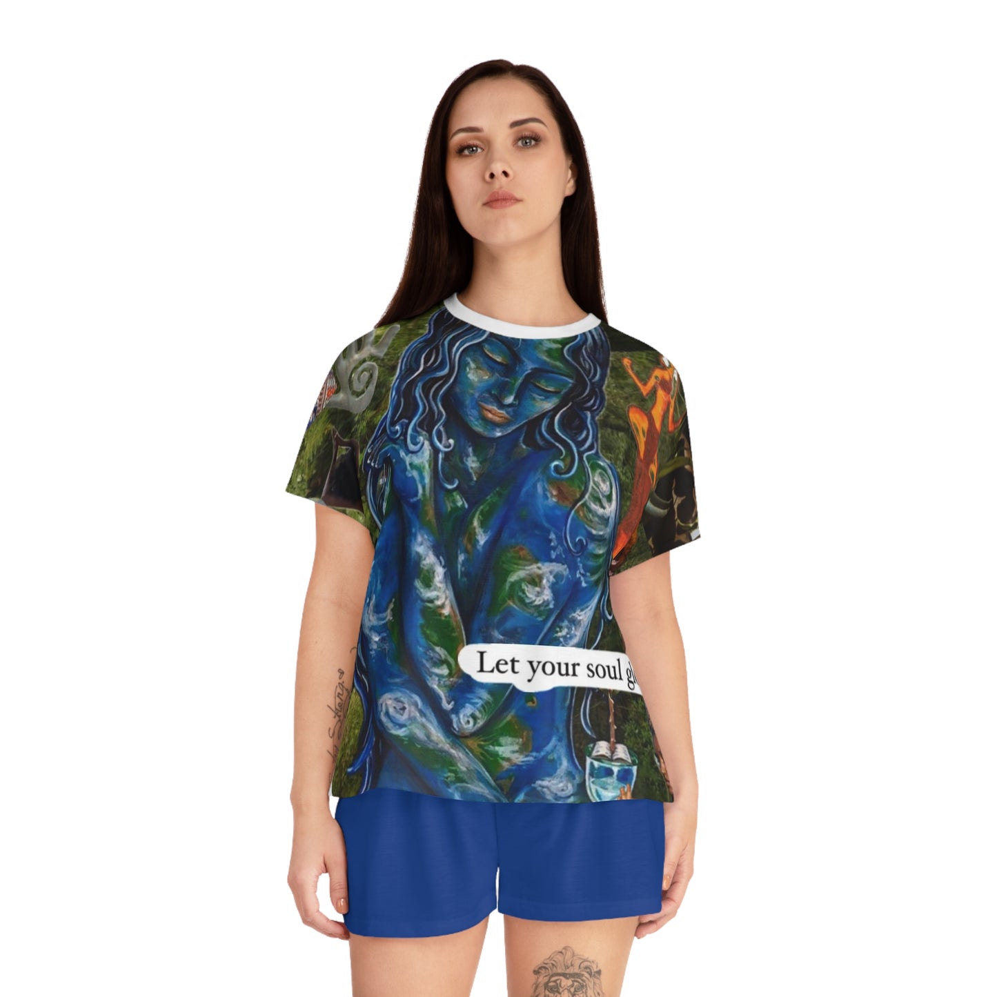 Let Your Soul Glow, Inspirational Sleepwear Set