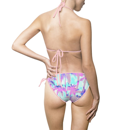 Tropical Palm Trees Women's Bikini Swimsuit - Stylish Beachwear for Summer Fun