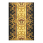 Baroque Medusa Area Rug — Ornate Gold & Black Decorative Floor Runner