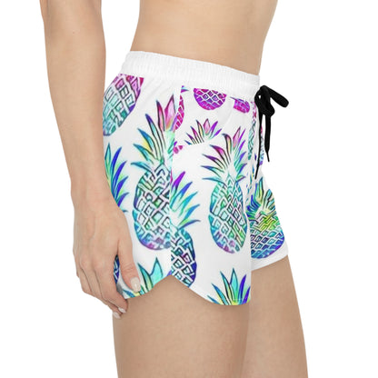 Tropical Pineapple Casual Shorts for Women - Perfect for Summer Adventures