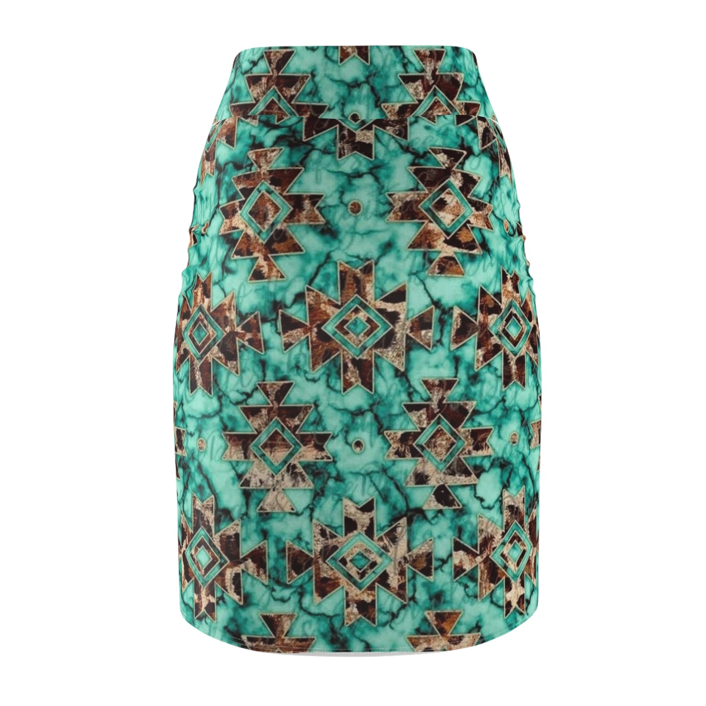 Ethnic Print Women's Pencil Skirt - Stylish & Versatile