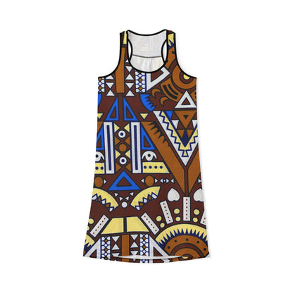 African Tribal Print Summer Dress
