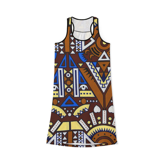 African Tribal Print Summer Dress
