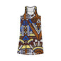 African Tribal Print Summer Dress