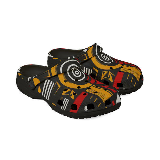 Geometric Tribal Print Eva Foam Rubber Shoes