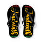 Celebratory Juneteenth Flip Flops | Summer Sandals, Holiday Footwear, Black History Month, Barbecues, Festivals