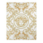 Baroque Medusa Area Rug – Gold Ornate Decorative Accent Rug