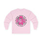 Breast Cancer Awareness Long Sleeve Tee — Pink Ribbon “Fight” Leopard Design