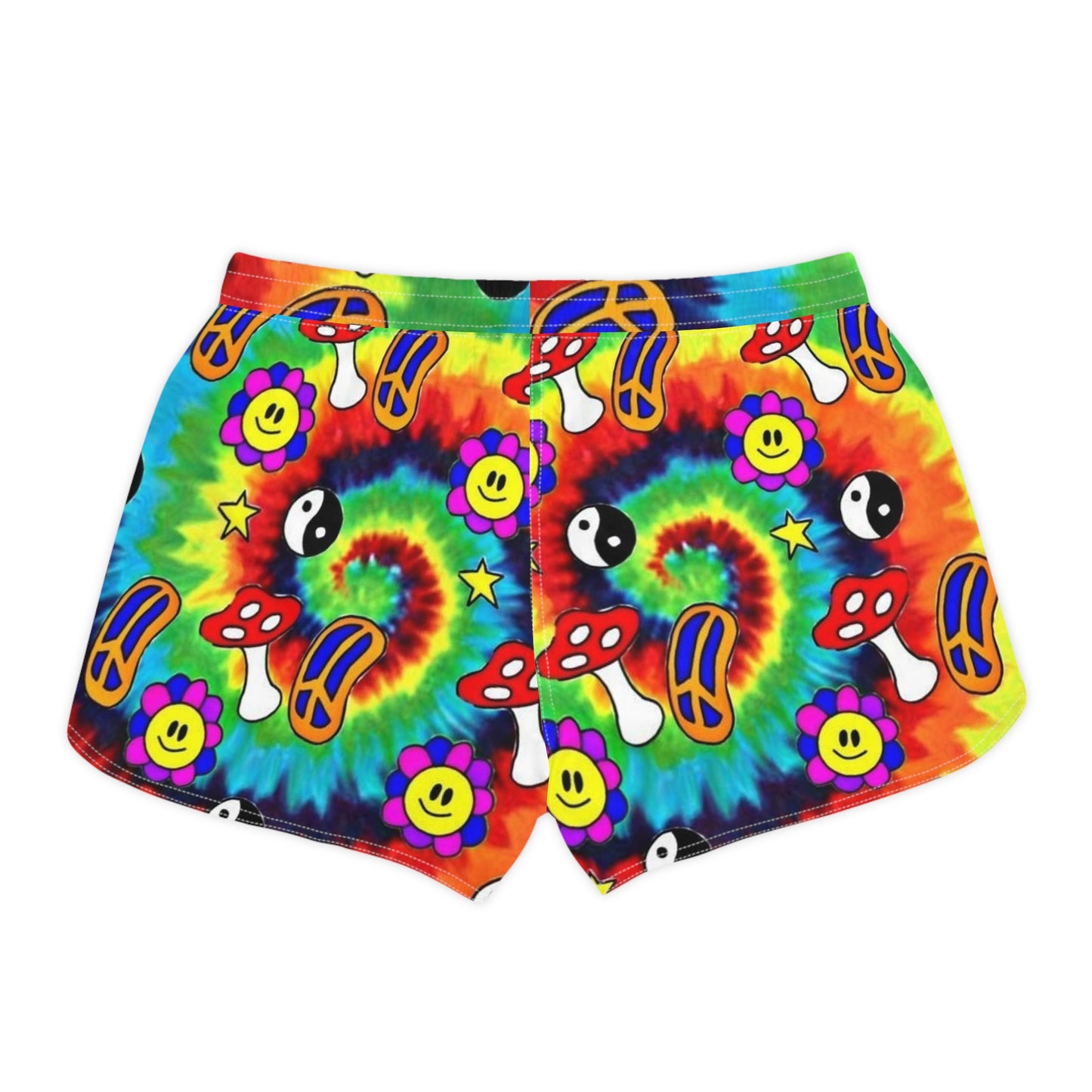 Psychedelic Mellow Mushroom Women's Summer Shorts