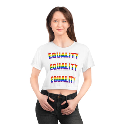 Equality Pride Crop Tee