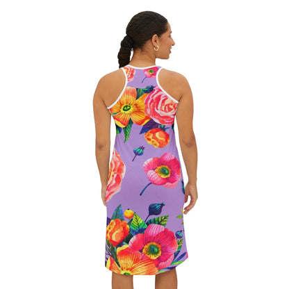 Colorful Floral Blooms Women's Summer Dress