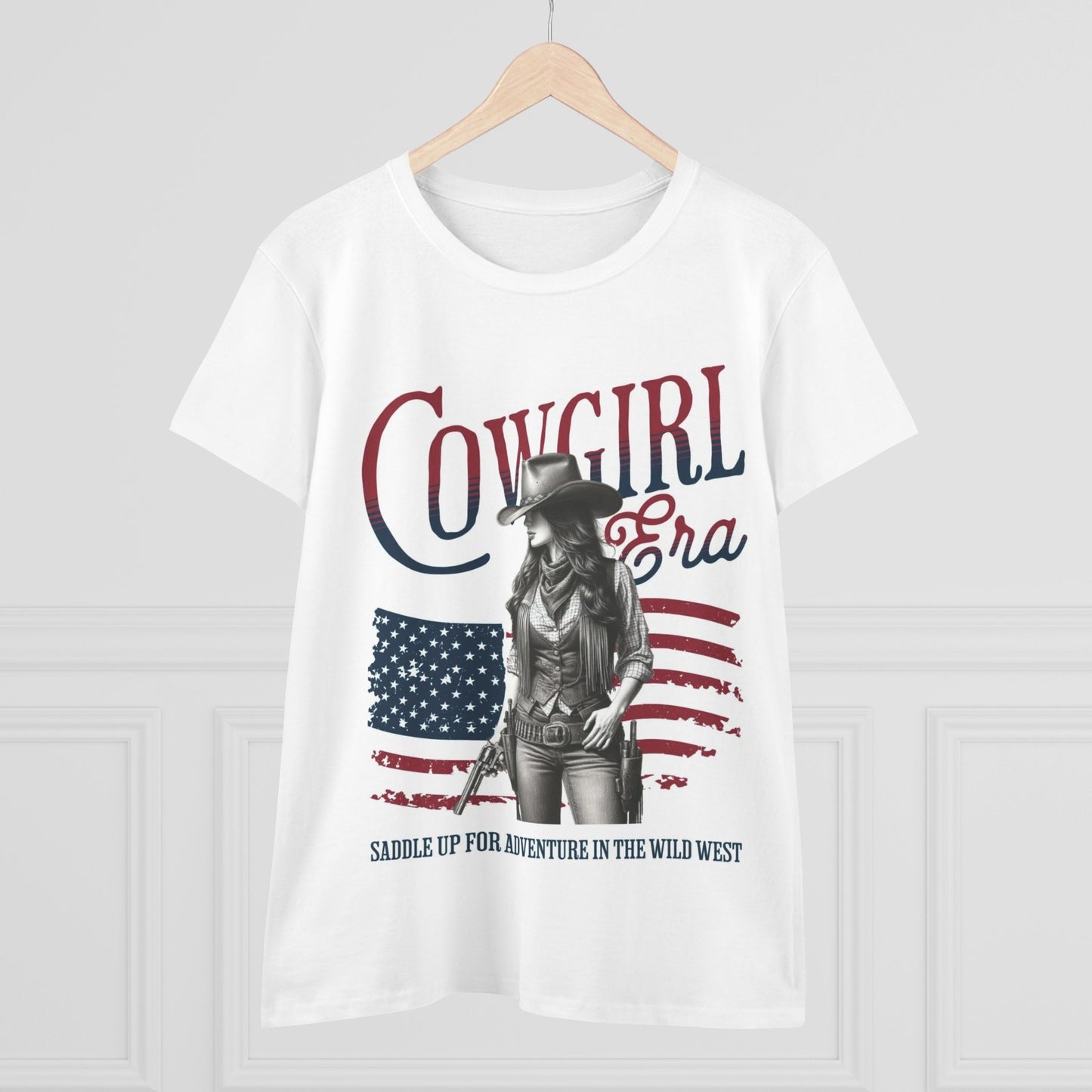 Cowgirl Adventure Tee, Western Women's T-Shirt, Vintage Cowgirl Graphic Tee, Casual Cowboy Look, Country Western Apparel, Fun Gift for [...]