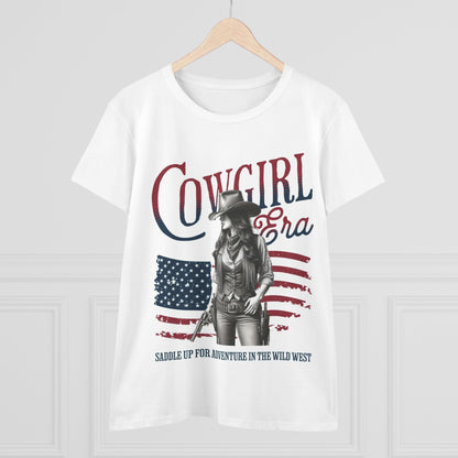 Cowgirl Adventure Tee, Western Women's T-Shirt, Vintage Cowgirl Graphic Tee, Casual Cowboy Look, Country Western Apparel, Fun Gift for [...]
