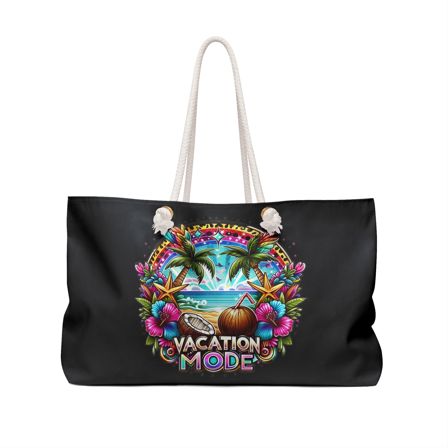 Weekender-Tasche im tropischen Urlaubsmodus