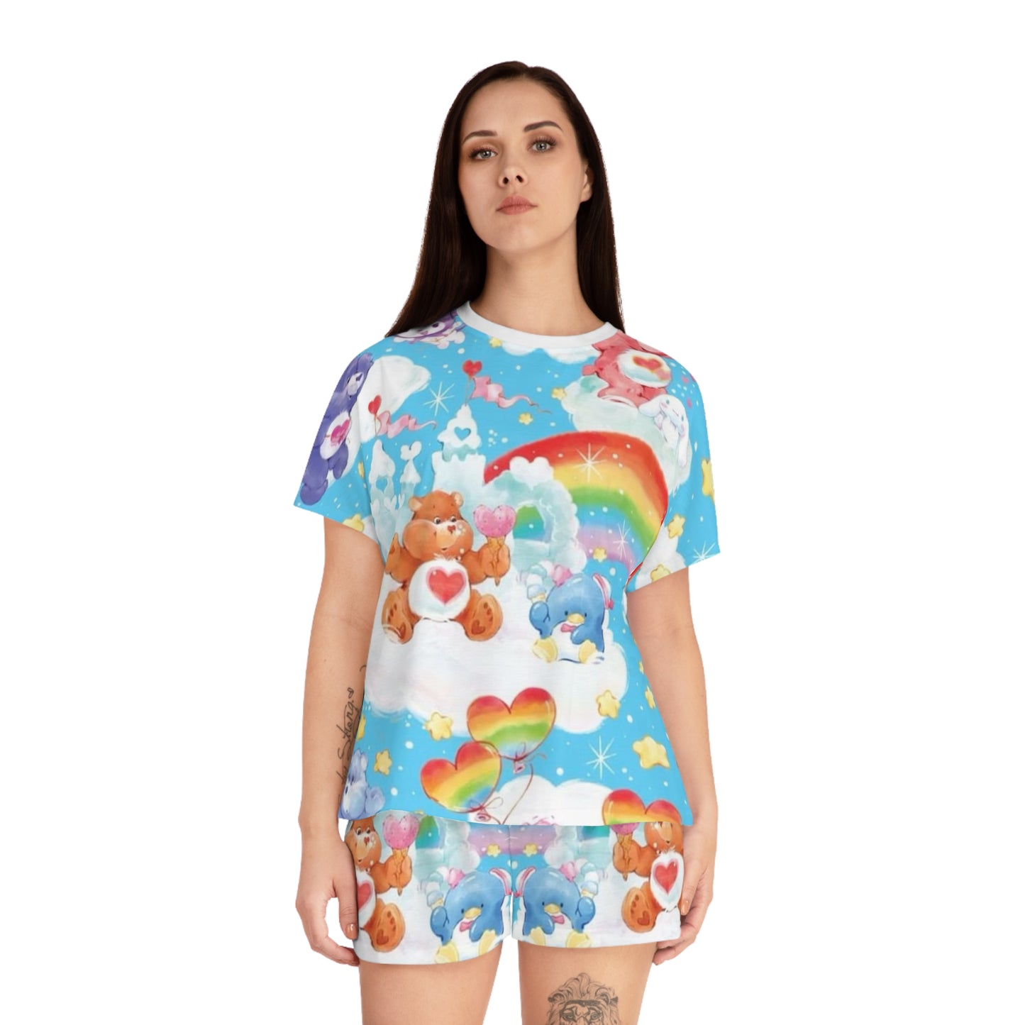Carebear Rainbow Design Women’s Sleepwear Set