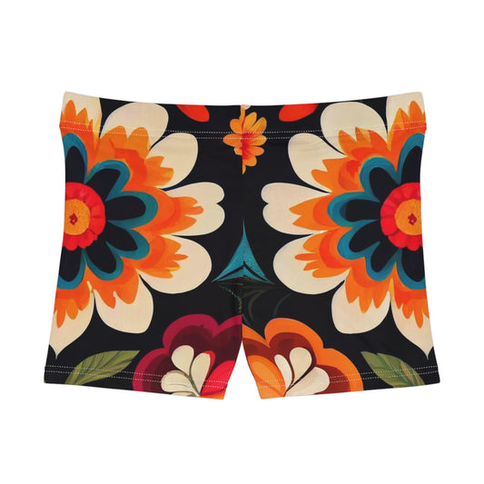 Printed Graphic Floral Shorts