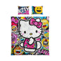 Hello Kitty Pop Art Cotton Bed Set - Cute Cartoon Duvet Cover for Kids & Teens