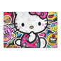 Hello Kitty Pop Art Area Rug – Colorful Cartoon Kids Room Decor