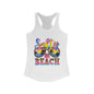 Salty Beach Women's Racerback Tank Top - Perfect for Summer Vibes