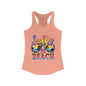 Salty Beach Women's Racerback Tank Top - Perfect for Summer Vibes